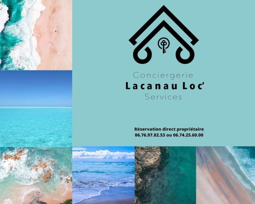 Ferienwohnung Superbe Vue A 180° Sur L'Ocean Lacanau Exterior foto