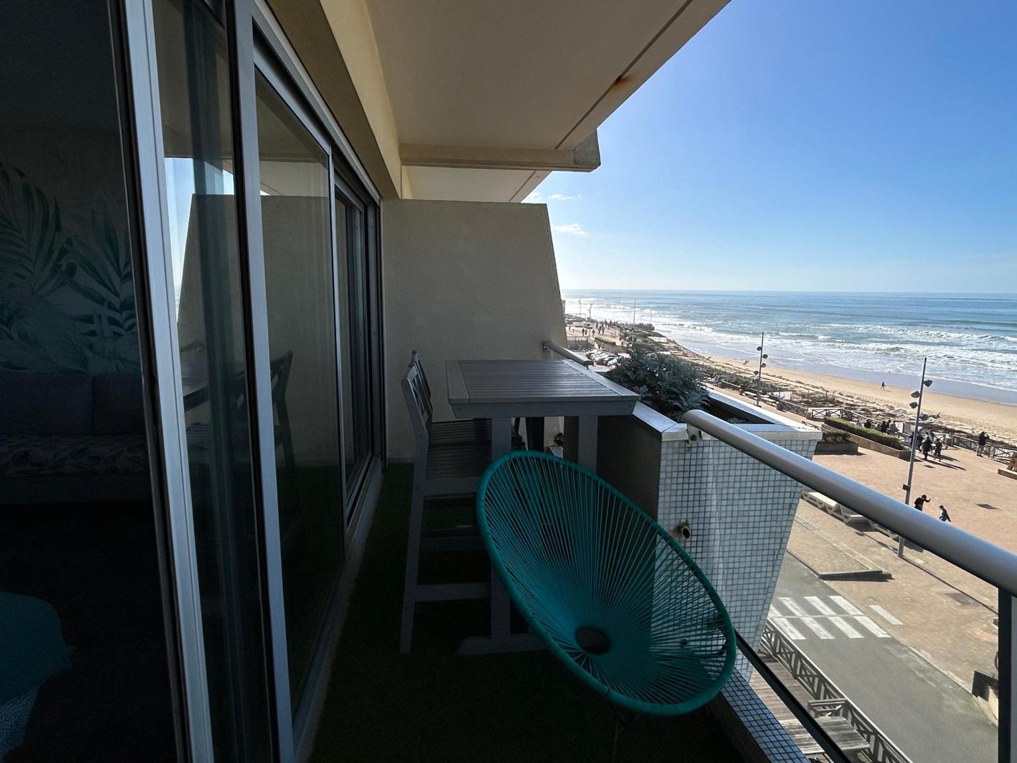 Ferienwohnung Superbe Vue A 180° Sur L'Ocean Lacanau Exterior foto