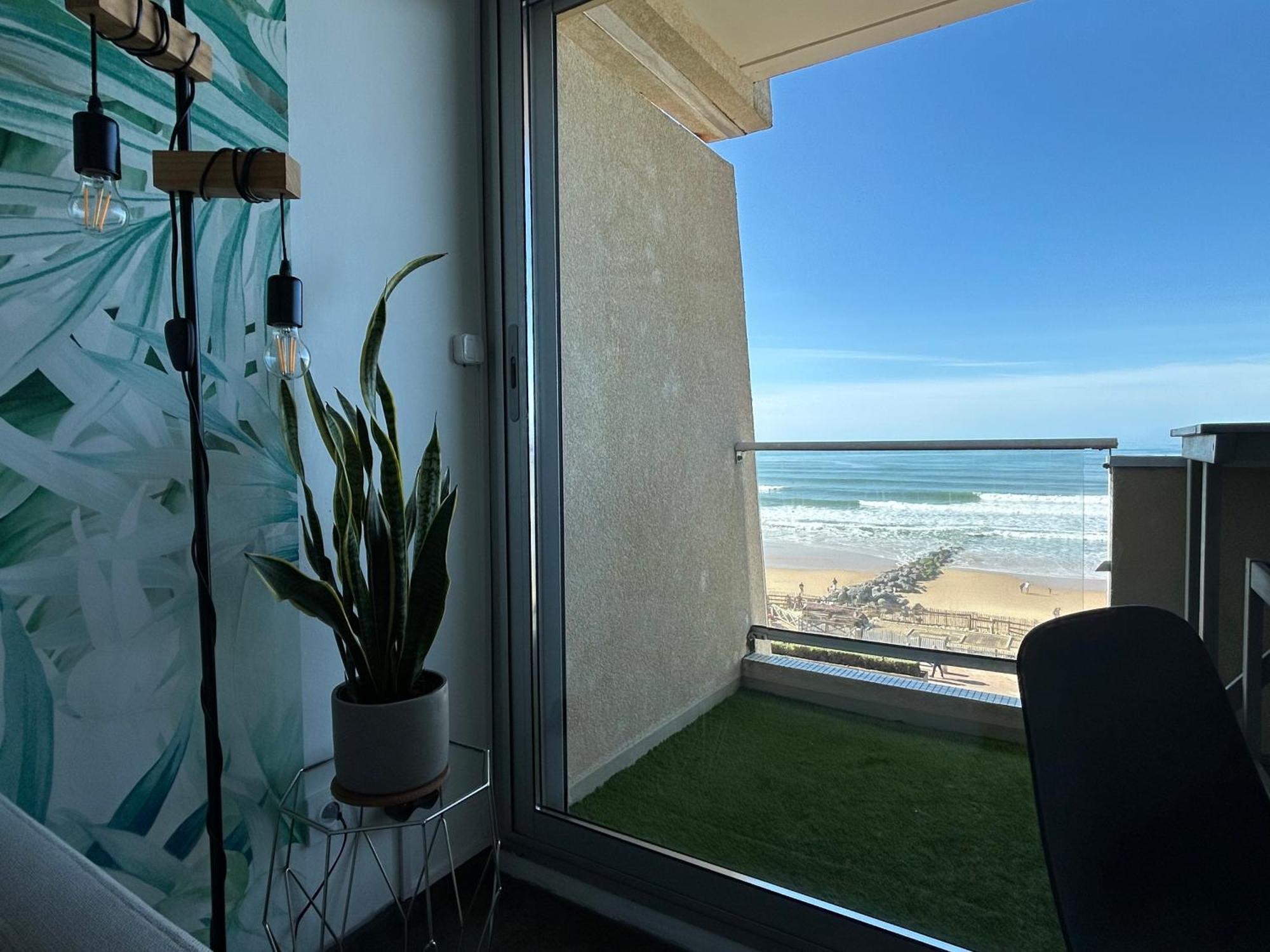 Ferienwohnung Superbe Vue A 180° Sur L'Ocean Lacanau Exterior foto