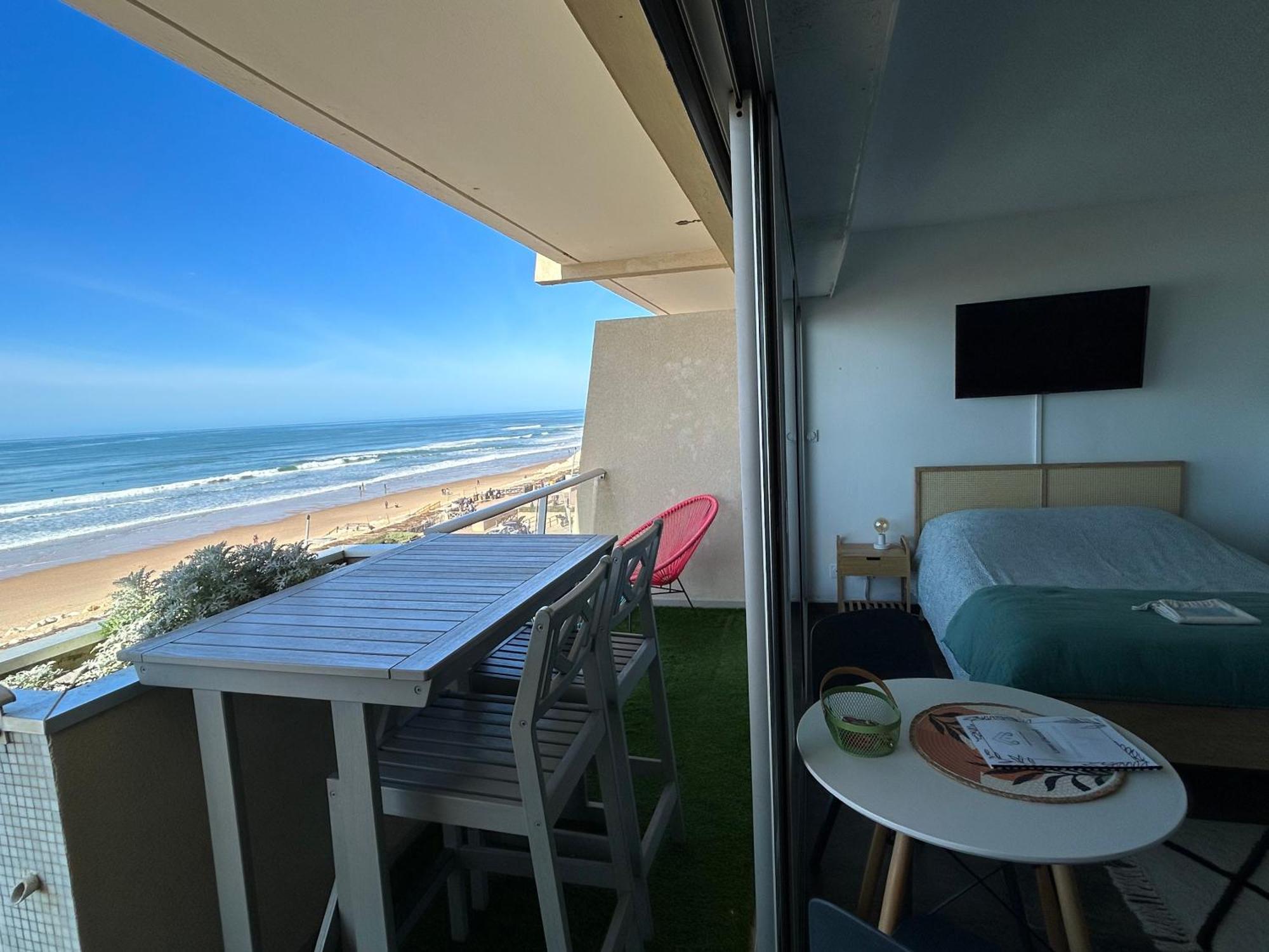 Ferienwohnung Superbe Vue A 180° Sur L'Ocean Lacanau Exterior foto