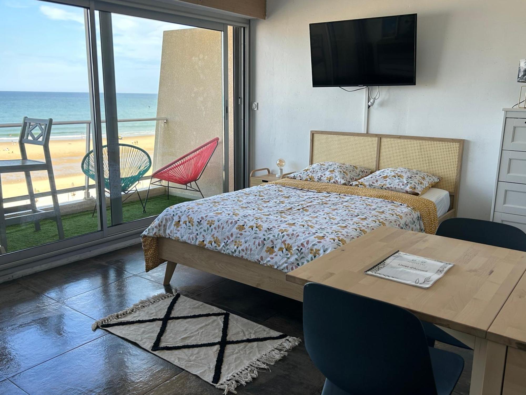 Ferienwohnung Superbe Vue A 180° Sur L'Ocean Lacanau Exterior foto